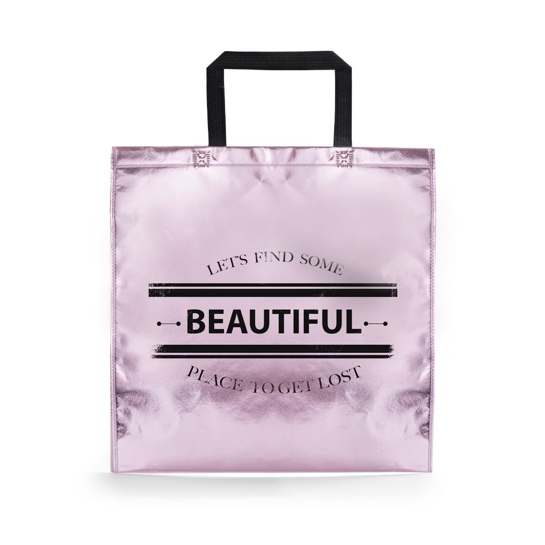 Borsa TNT Laminata Matallizzata 45x44