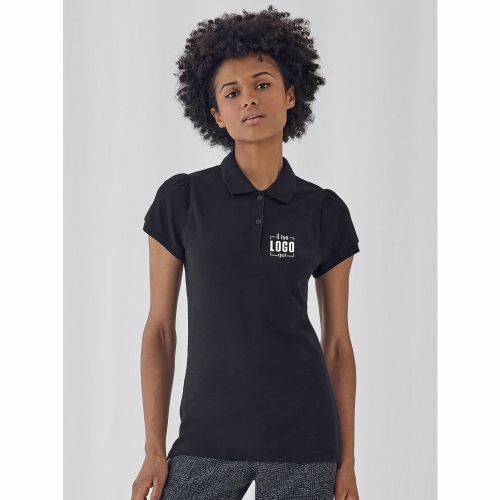 Polo Manica Corta Arricciata Donna Cotone Personalizzata - B&C Collection