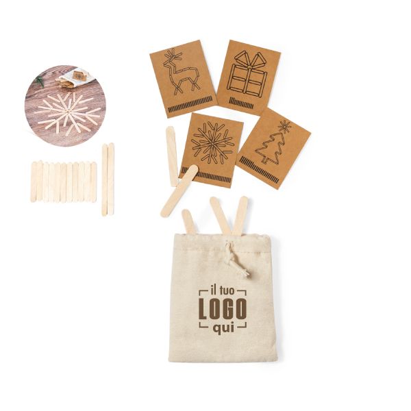 Gioco di Abilità in Legno con Carte Visive | Personalizzato