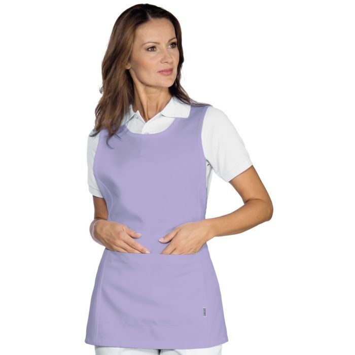 Grembiule Papeete Donna Lilla | Taglia Unica Lacci Laterali | Personalizzato - ISACCO