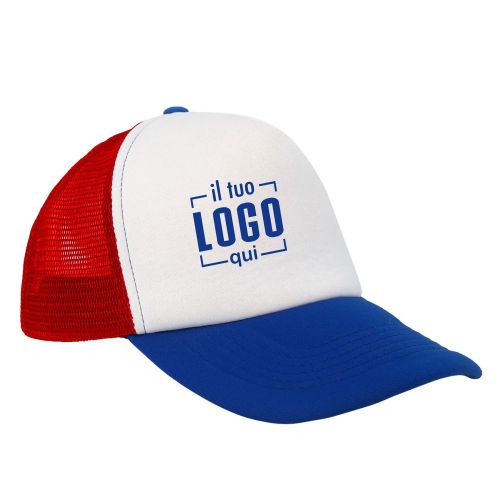 Cappello Bicolore in Poliestere Imbottito Personalizzato