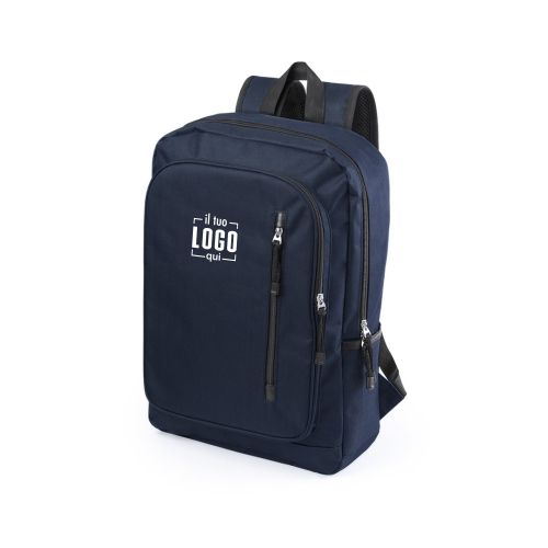 Zaino con Doppio Scomparto per Laptop in Poliestere Personalizzato
