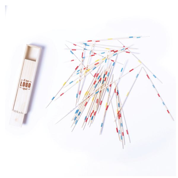Mikado Gioco in Legno Personalizzato Ideale come Idea Regalo per Eventi