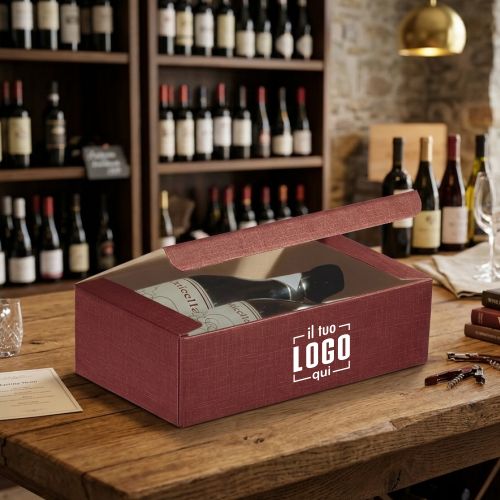 Scatola portavino personalizzata