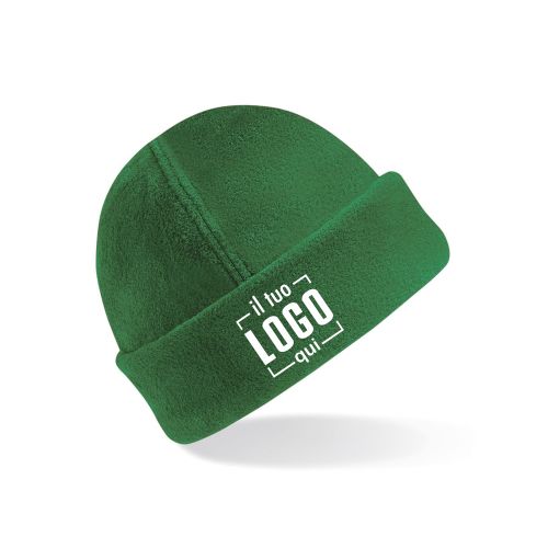 Cappellino Donna in Tessuto Termico con Risvolto in Pile Personalizzato Ideale come Articolo Sport Invernale