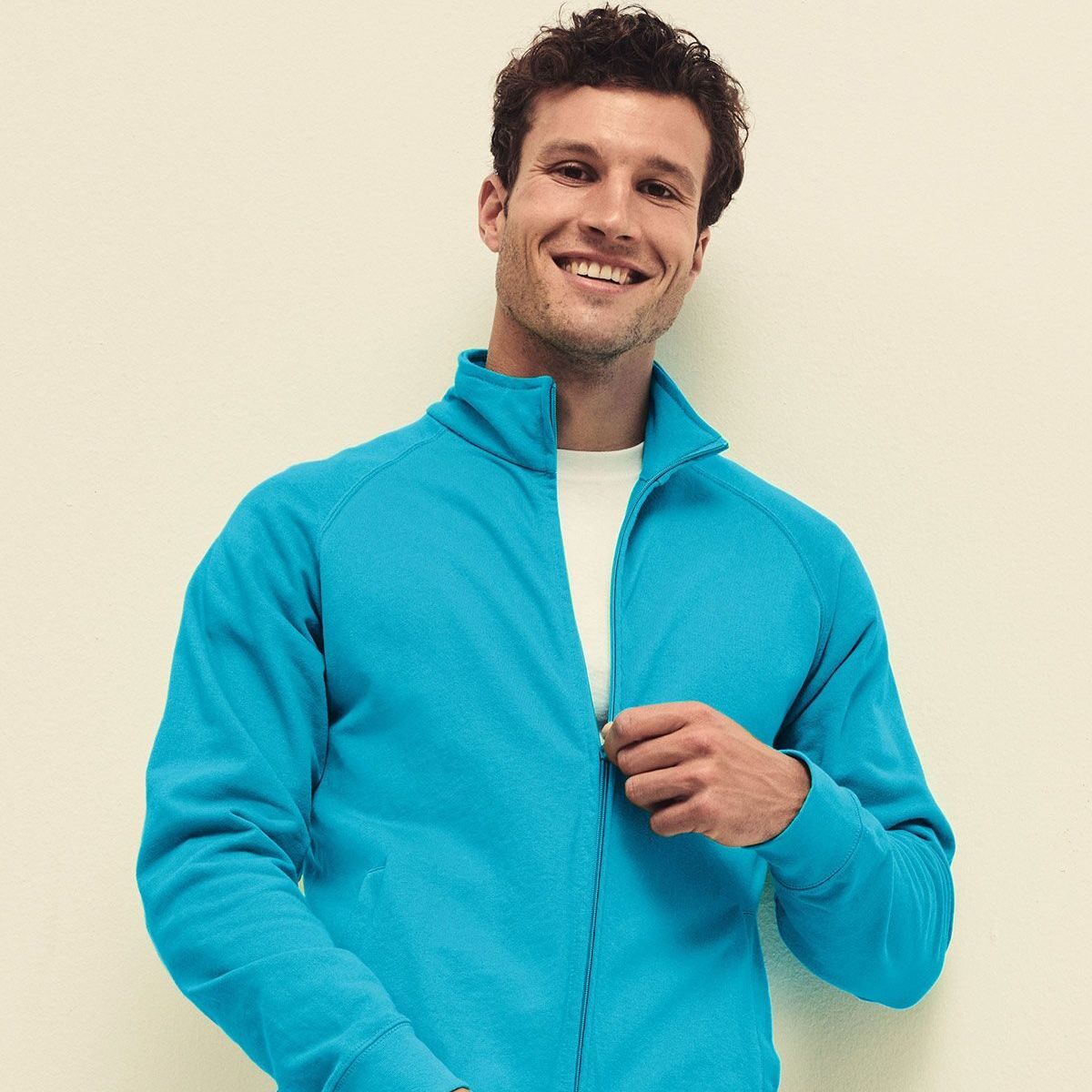 Felpa Mezza Zip Personalizzata Con Il Tuo Logo - DUELLE - Foto 11