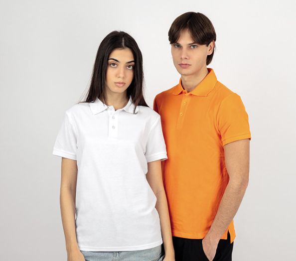 Polo Manica Corta in Cotone Colorata a 3 Bottoni Unisex Personalizzata Perfetta come Articolo Promozionale per Eventi-MIAMI NK200