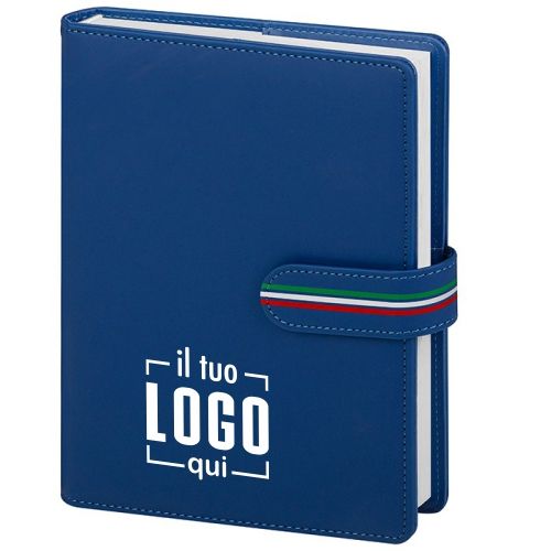 Agenda Giornaliera Personalizzata con Chiusura Tricolore | 404 Pagine
