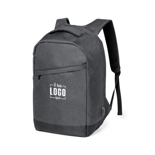 Zaino Imbottito Ideale per Tablet in Poliestere Personalizzato Specifico come Gadget Viaggio