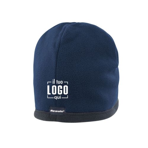 Cappellino Bicolore a Cuffia Reversibile Personalizzato