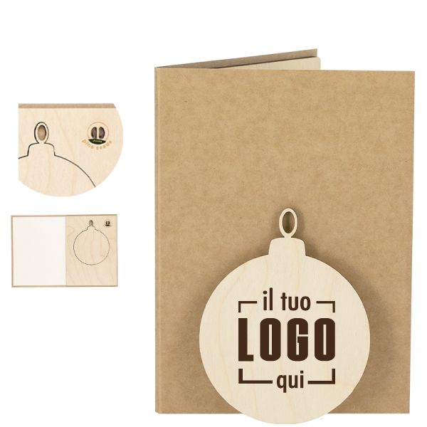 Set Cartoline Natalizie Ecologiche – Semi di Pino | Personalizzate