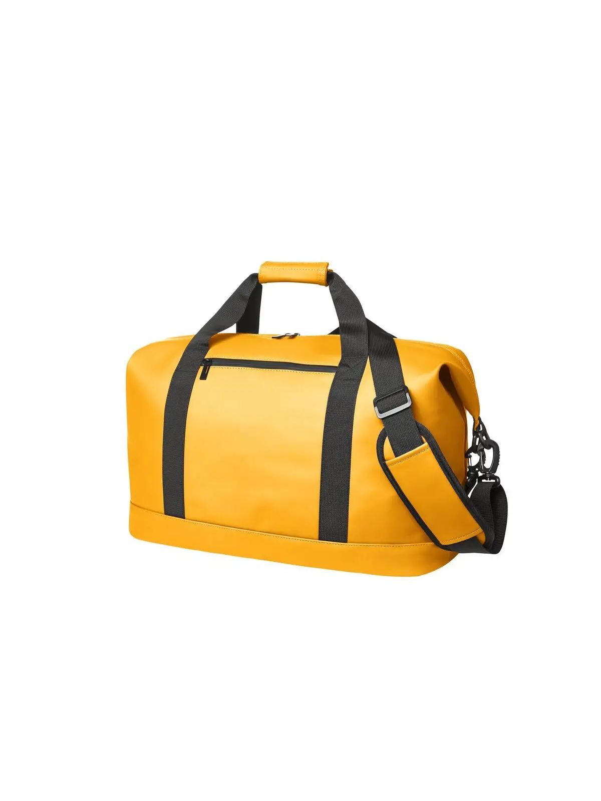 Borsa da Viaggio in Poliestere Riciclato con Zip e Tracolla| Personalizzata