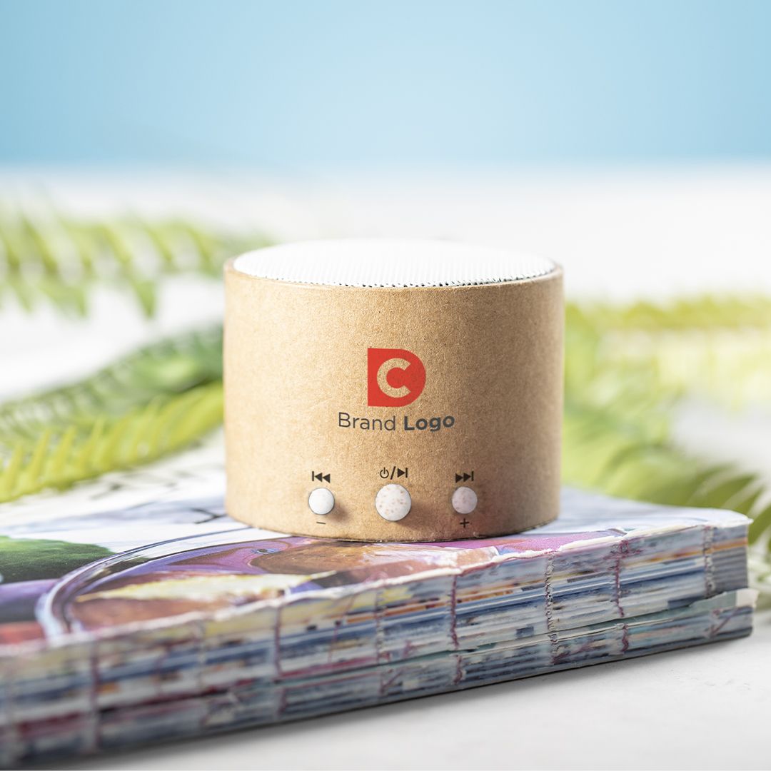 Cassa Bluetooth in Cartone Riciclato Ideale come Gadget Ecosostenibile