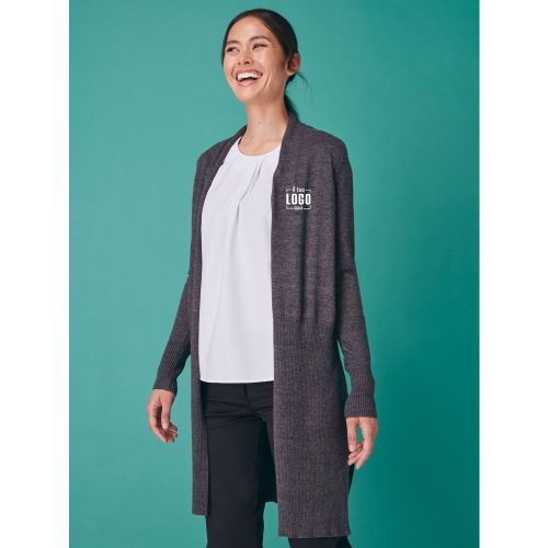 Ladies' Longline Open Cardigan