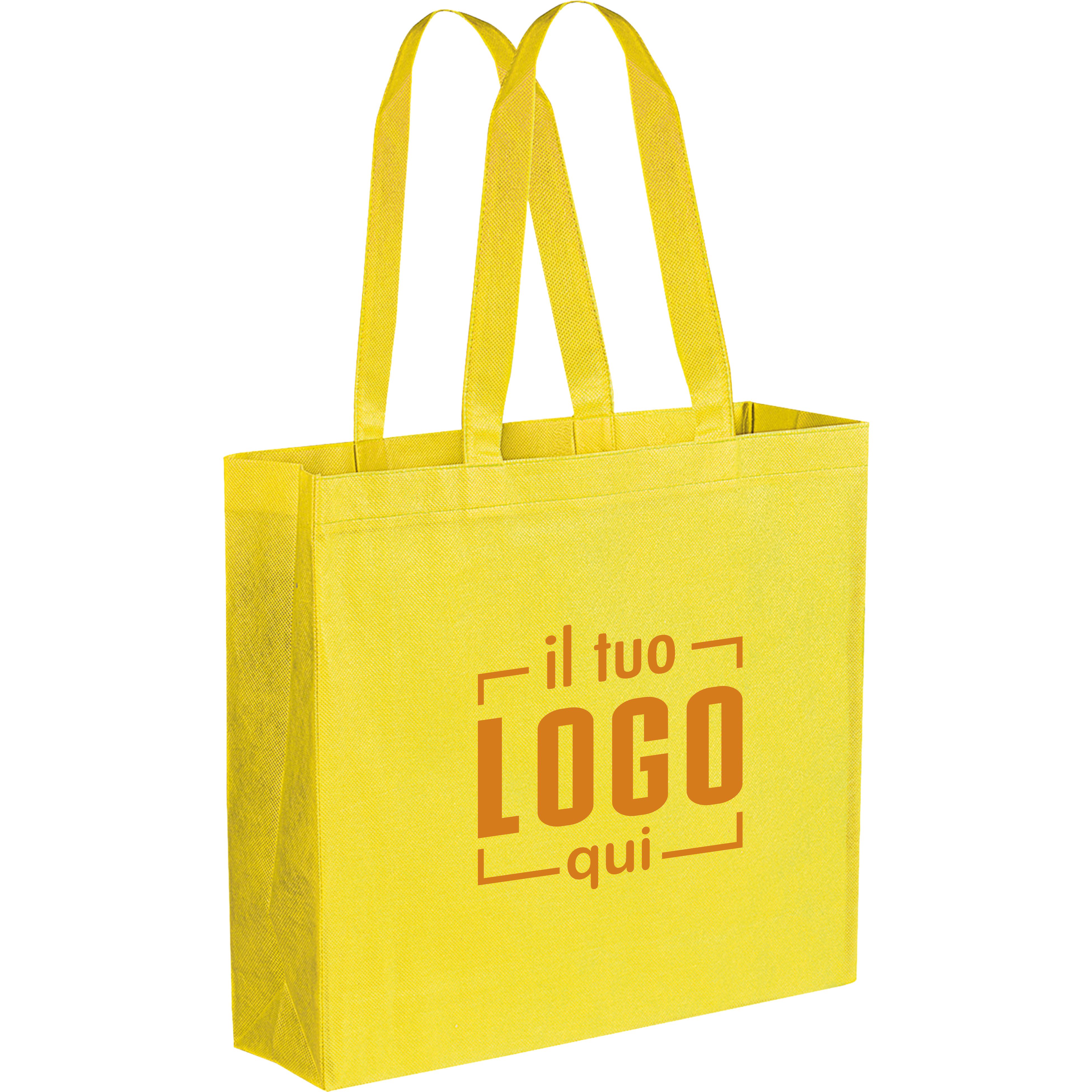 Borsa Shopping TNT Manici Lunghi 38x34 Personalizzata Ideale come Gadget Promozionale