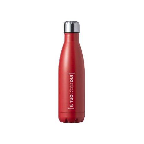 Borraccia a Doppia Parete in Acciaio Inox da 550 ML Personalizzata Ideale come Gadget Promozionale