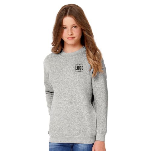 Felpa da Bambino a Girocollo e Interno Caldo Personalizzata - B&C Collection