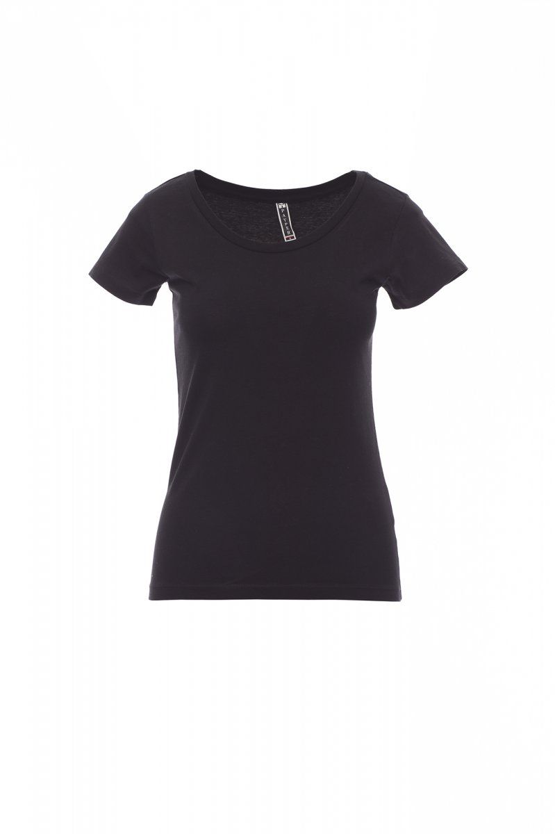 T-shirt Donna Sfiancata Manica Corta | Girocollo Ampio | Personalizzata | BACKFIRE-PAYPER