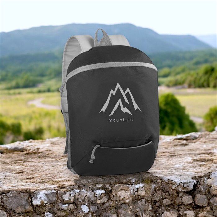Zaino Poliestere 300D con Tasche e Schienale Imbottito Personalizzato|NEVERFULL