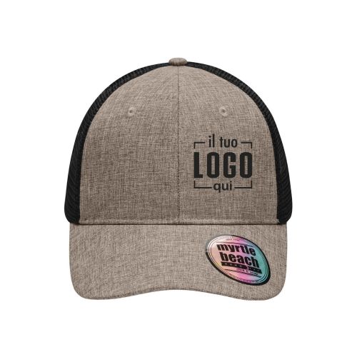 6 Panel Mesh Cap Melange