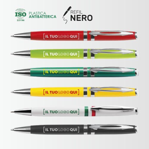 Penna a Rotazione con Corpo Colorato e Stampa UV | Personalizzata - ARROW