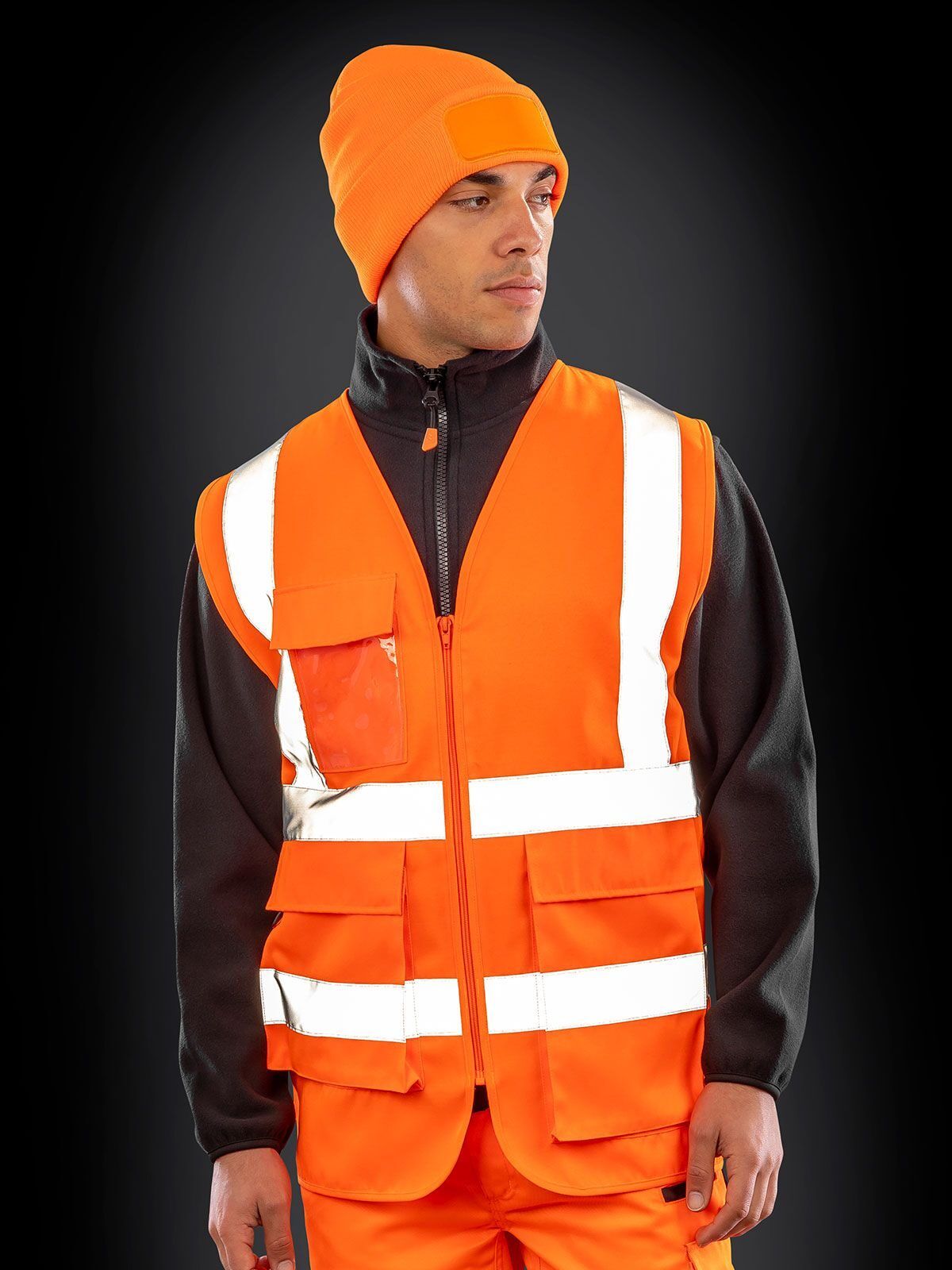 Gilet Sicurezza Poliestere/Cotone Personalizzato Ideale come Capo da Lavoro