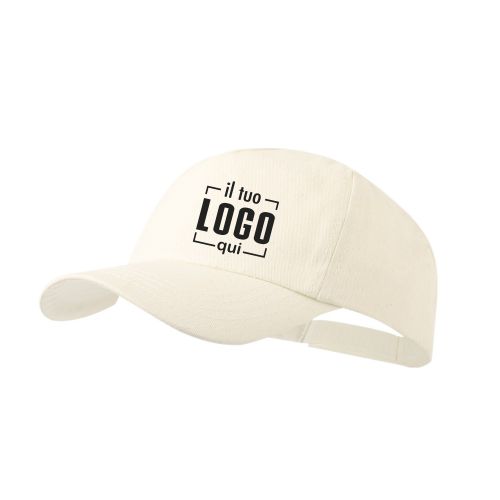 Cappellino 5 Pannelli in Cotone Organico Personalizzato