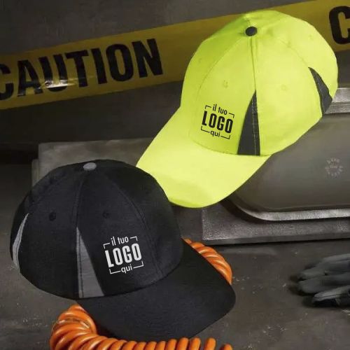 Cappellino di Sicurezza Unisex in Poliestere Personalizzato