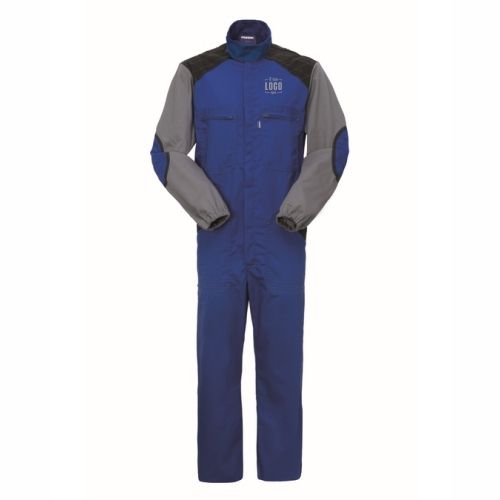 Tuta da Lavoro Antinfortunistica Toppe di Rinforzo ai Gomiti, Collo alla Coreana Personalizzata - Rossini