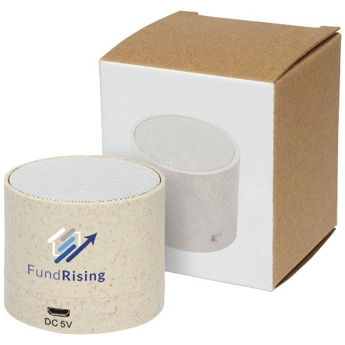 Altoparlante Bluetooth® Kikai realizzato con paglia di grano