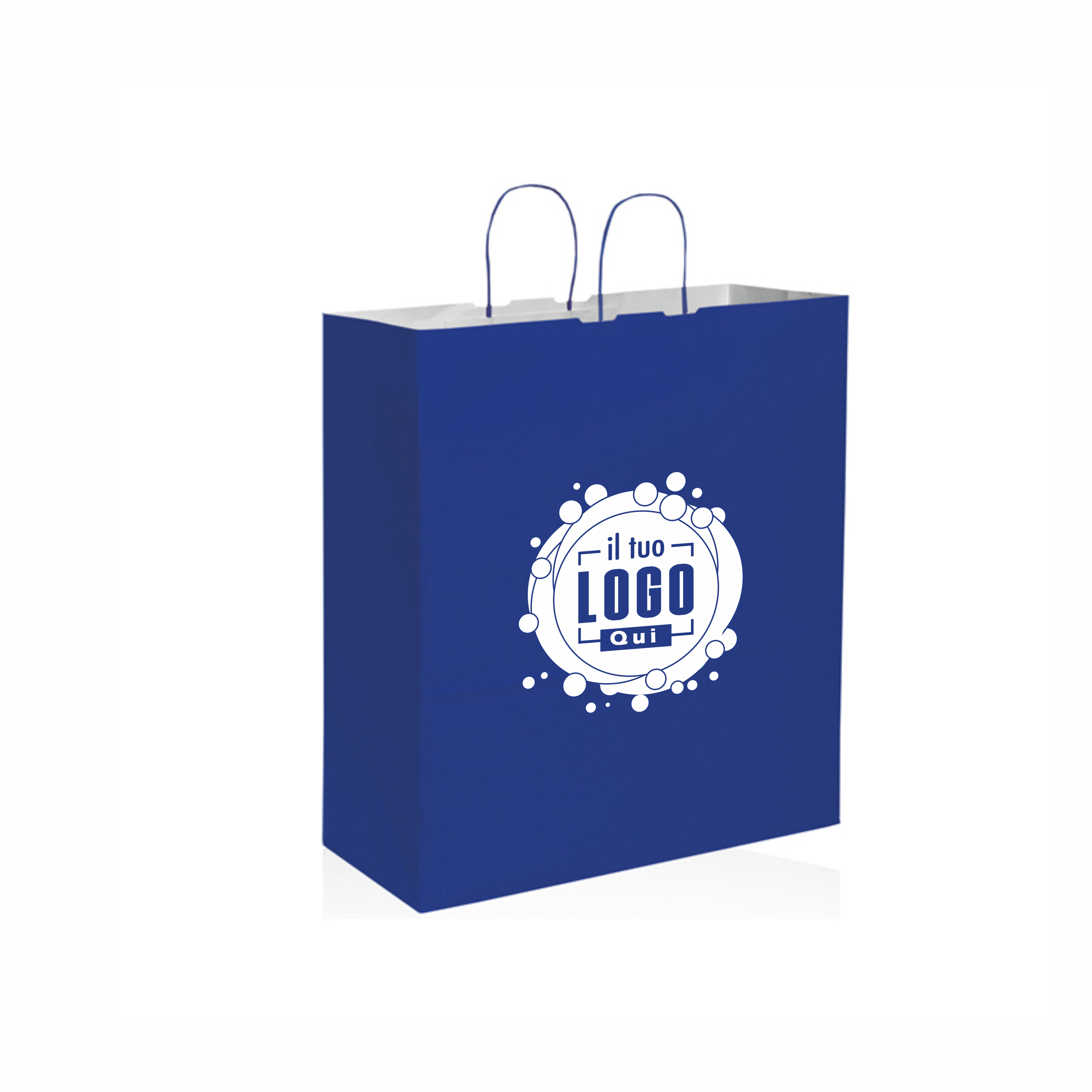 Shopper Carta Colorata Elegante e Versatile 36x41x12 Personalizzata