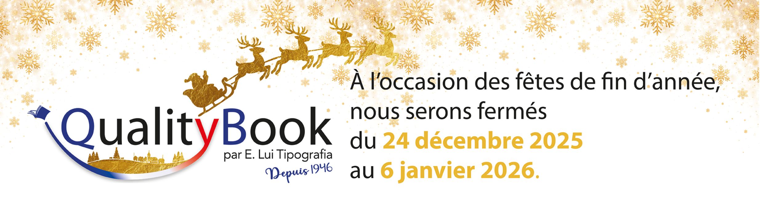 Banner Chiusura Natalizia 2025 