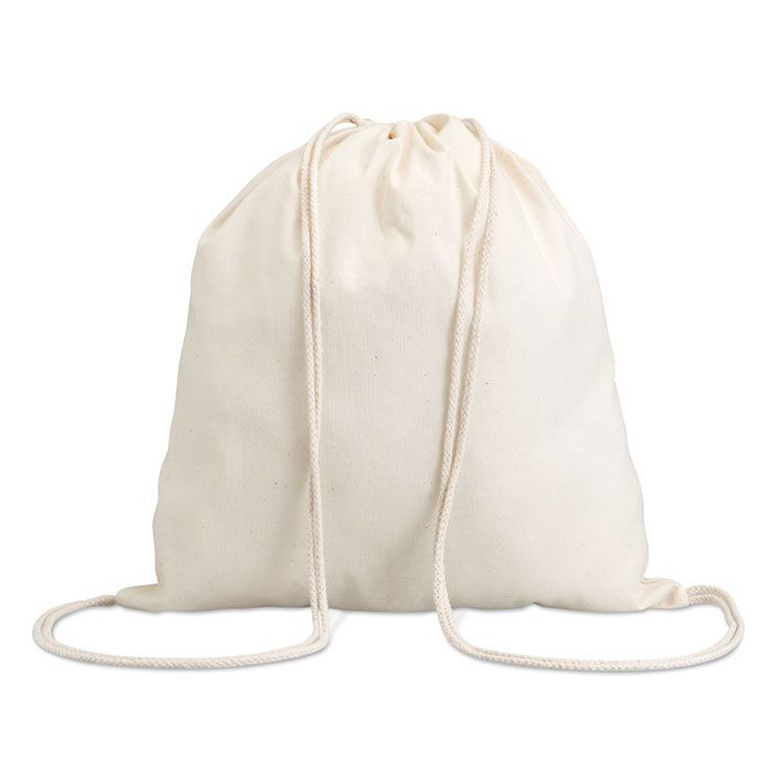 HUNDRED. Pungă din bumbac cu șnur, 100 g/m²