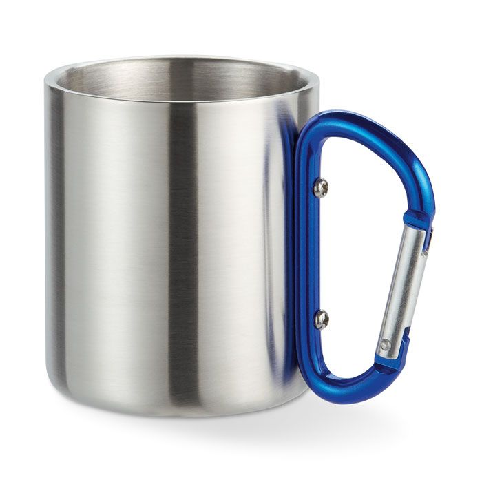 TRUMBO. Cană metalică cu mâner tip carabină