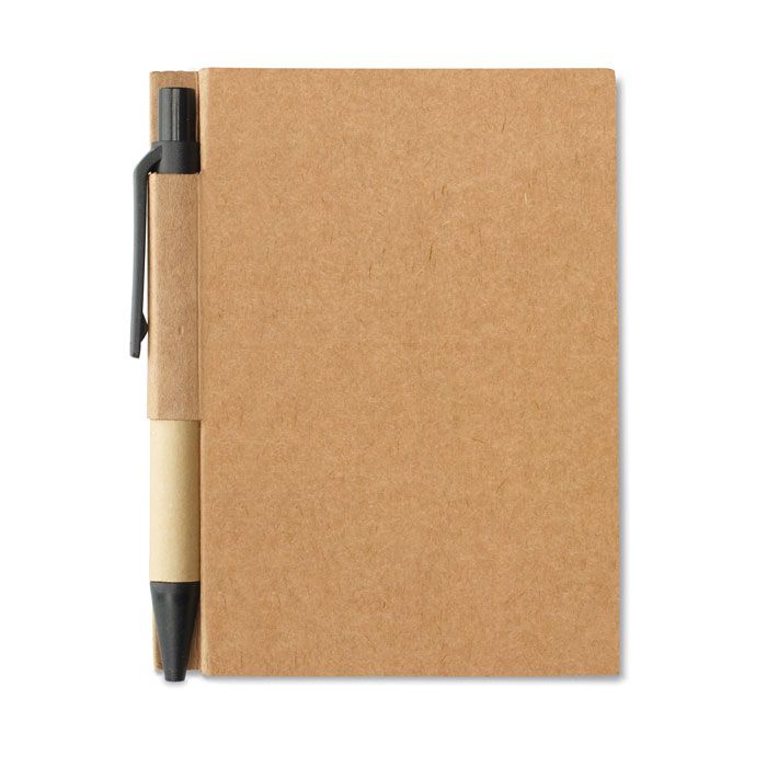 CARTOPAD. Caiet din hârtie reciclată cu stilou