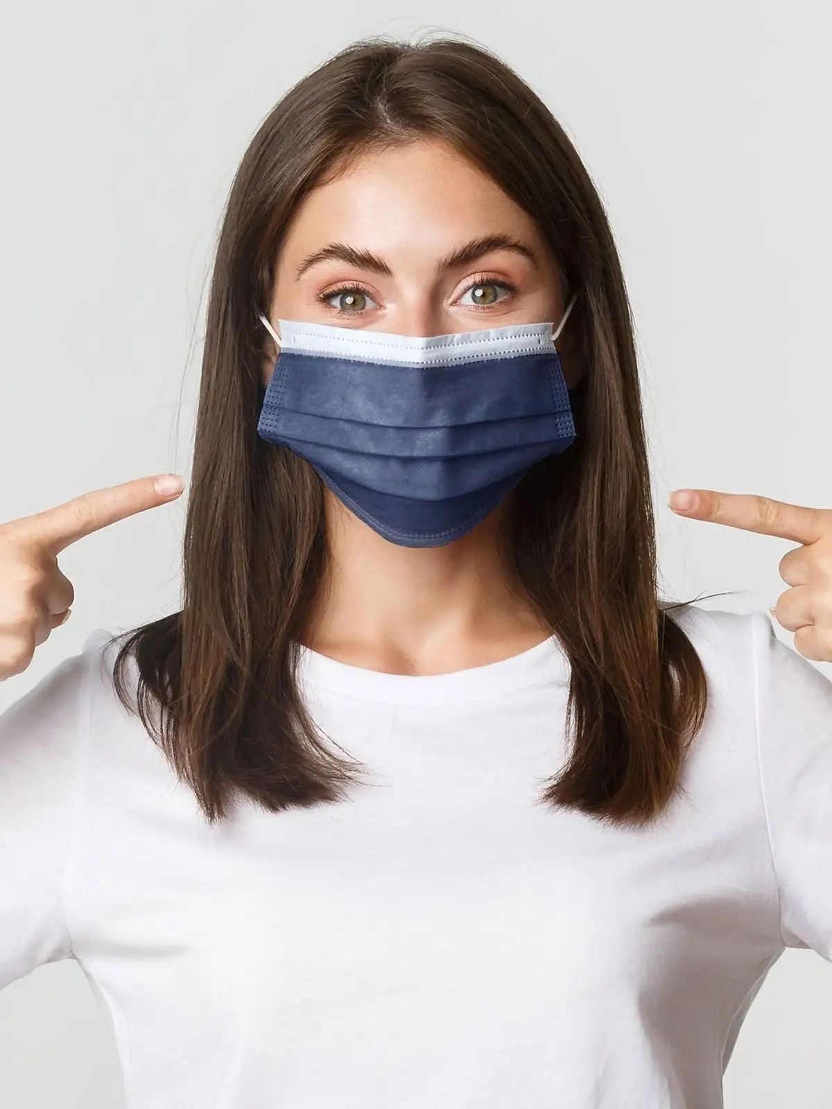 Masc. chirurgica Cl.I, Tipo 2R, 3 str. M.ITALY  CE - Black Spider