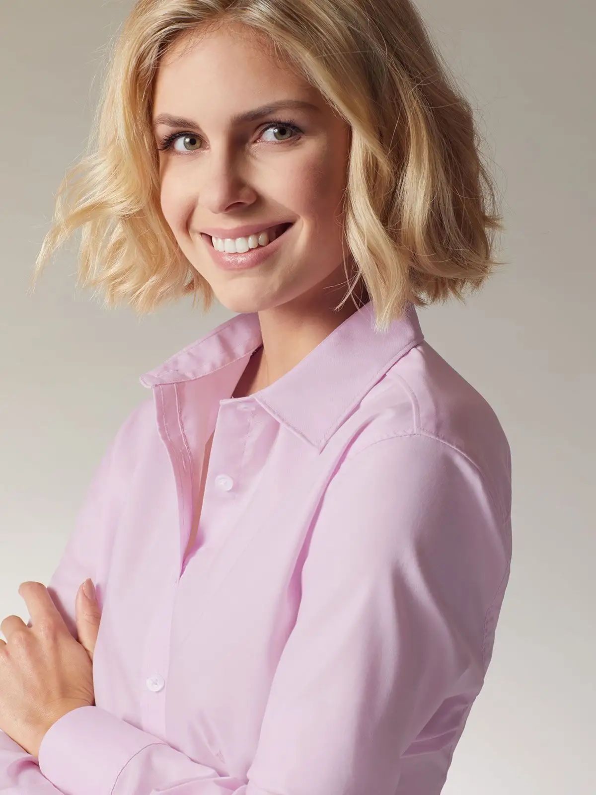 Ladies' Shirt Longsleeve Micro-Twill - Daiber