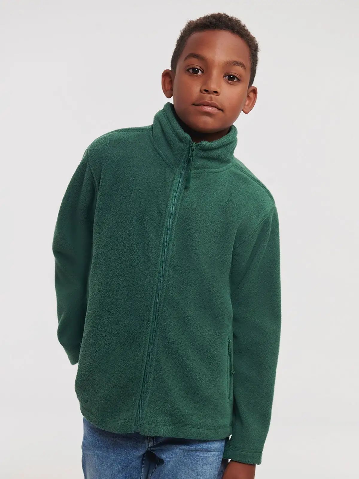 Children's Full Zip Outdoor Fleece - Russell
