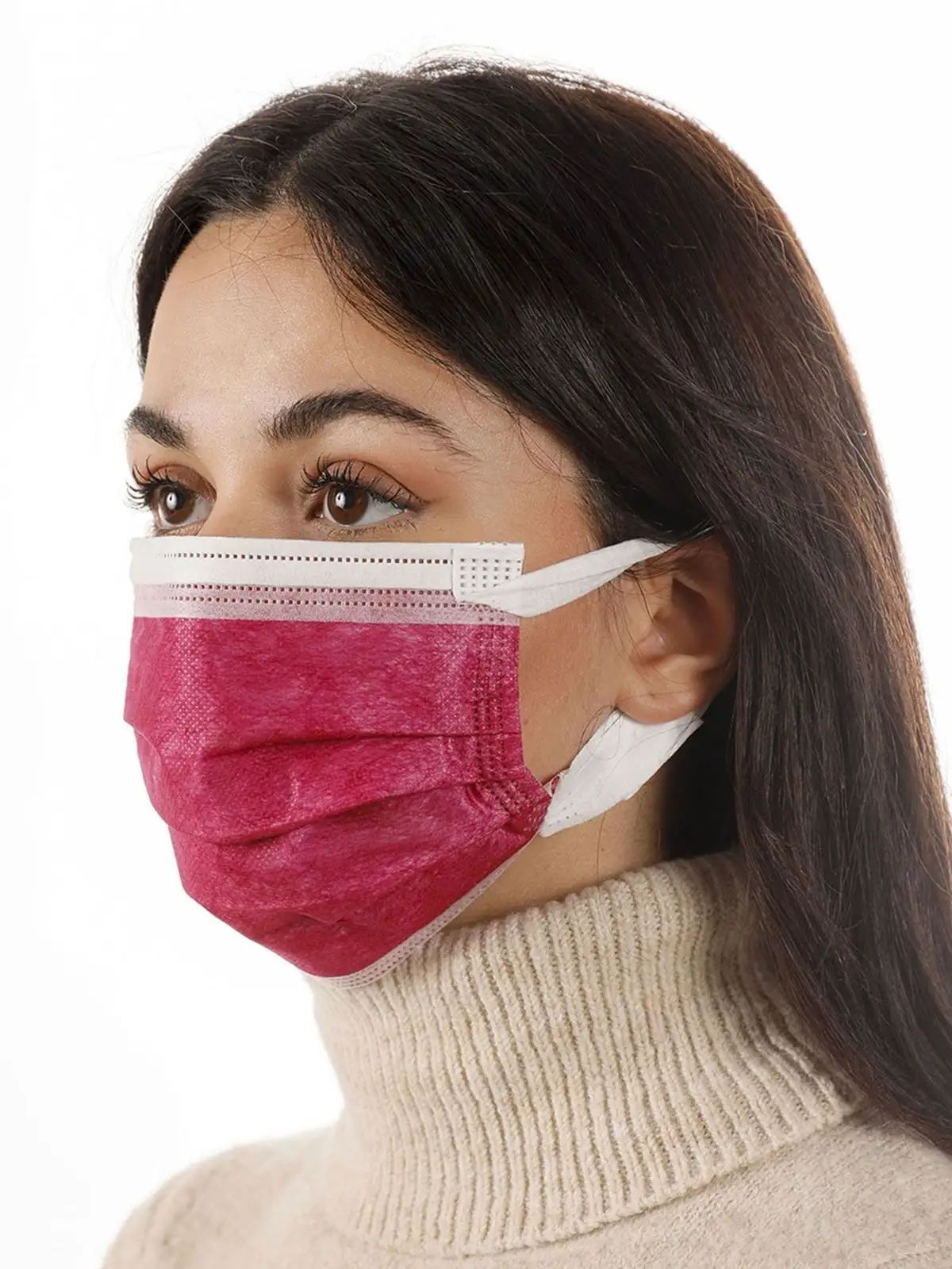 Masc. chirurgica Cl.I, Tipo 2R, 3 str. M.ITALY  CE - Black Spider