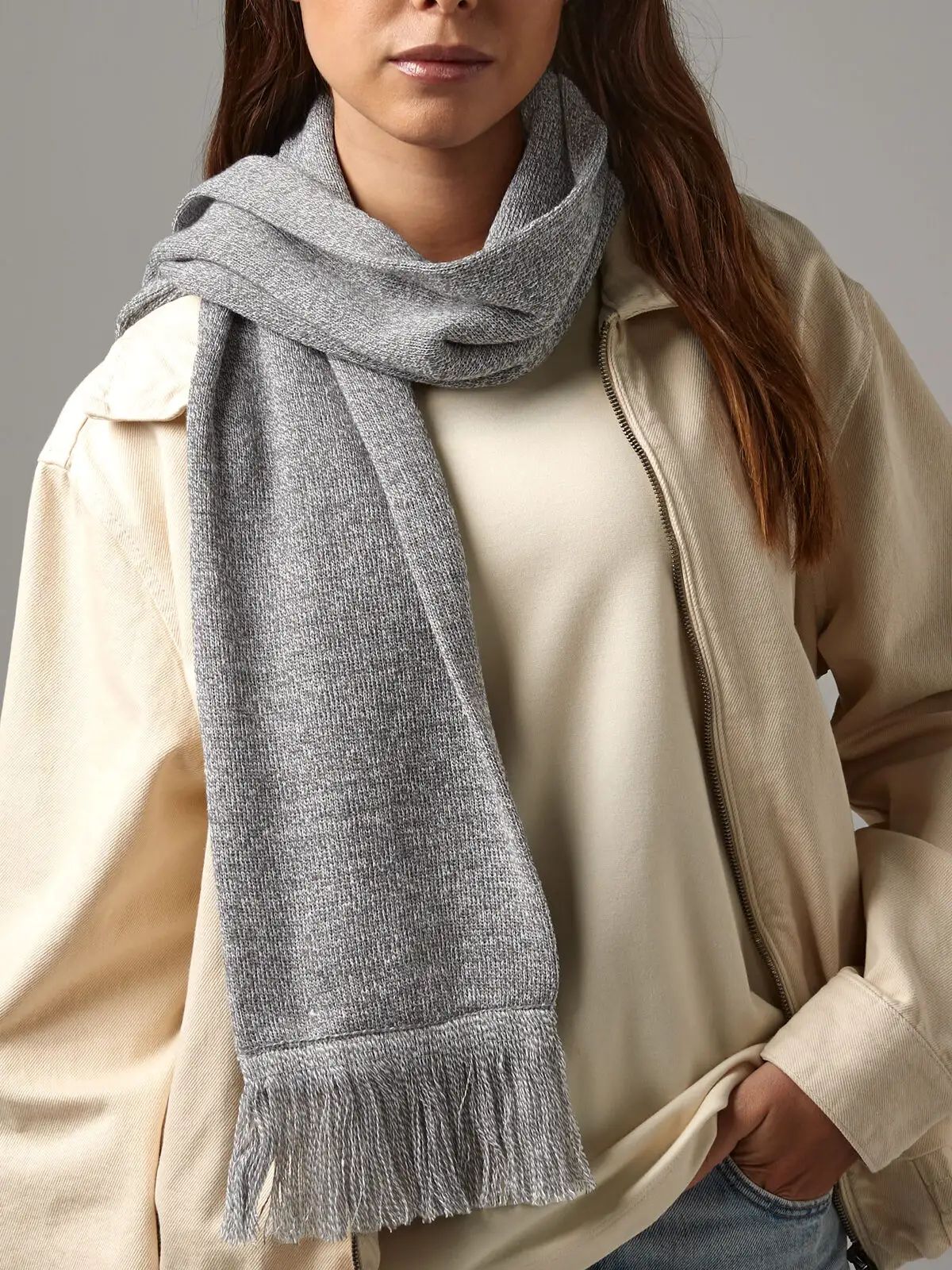 Classic Knitted Scarf - Beechfield