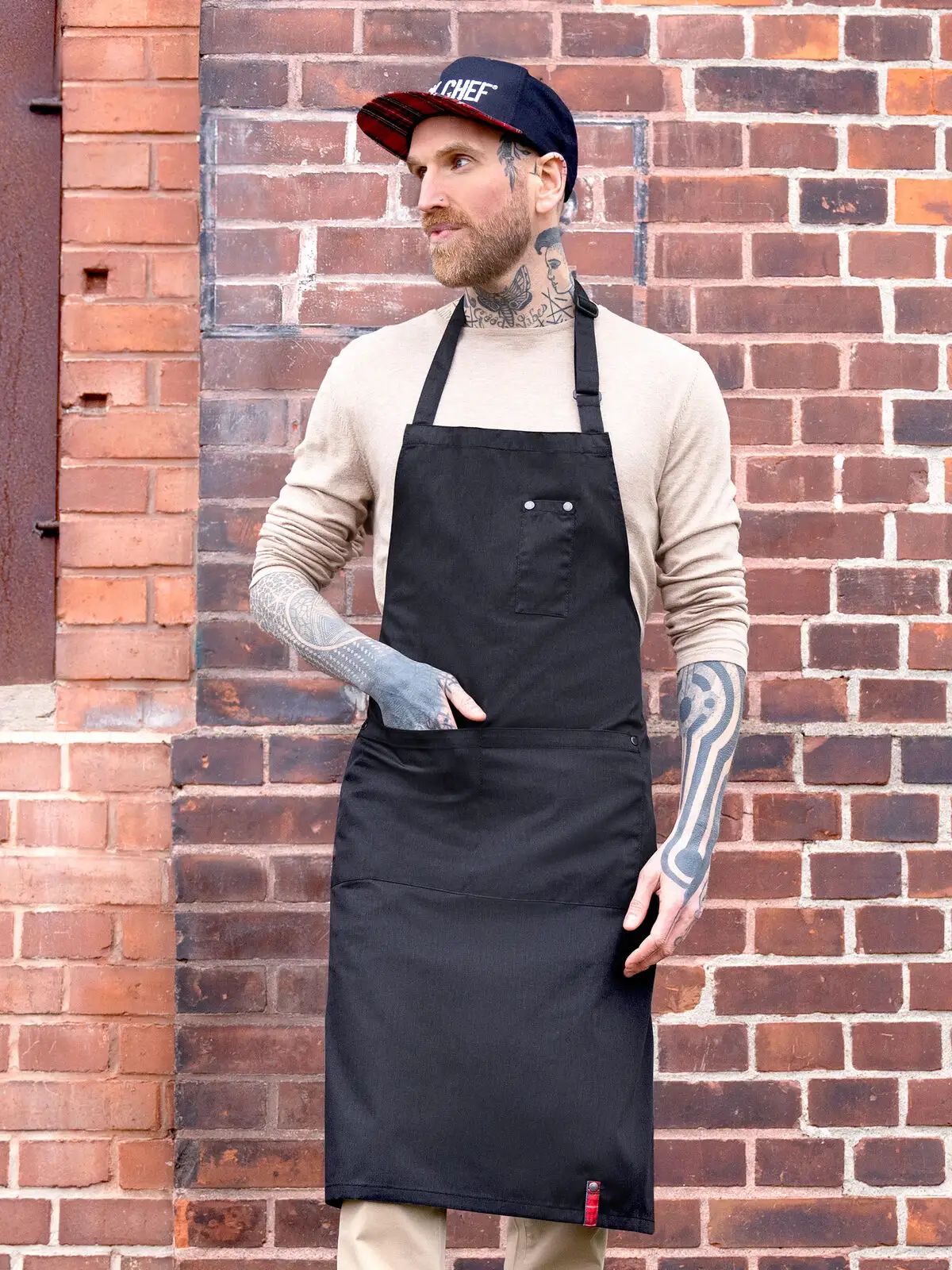 Grembiule ROCK CHEF��-Stage2 con fibbia e tasca - Karlowsky