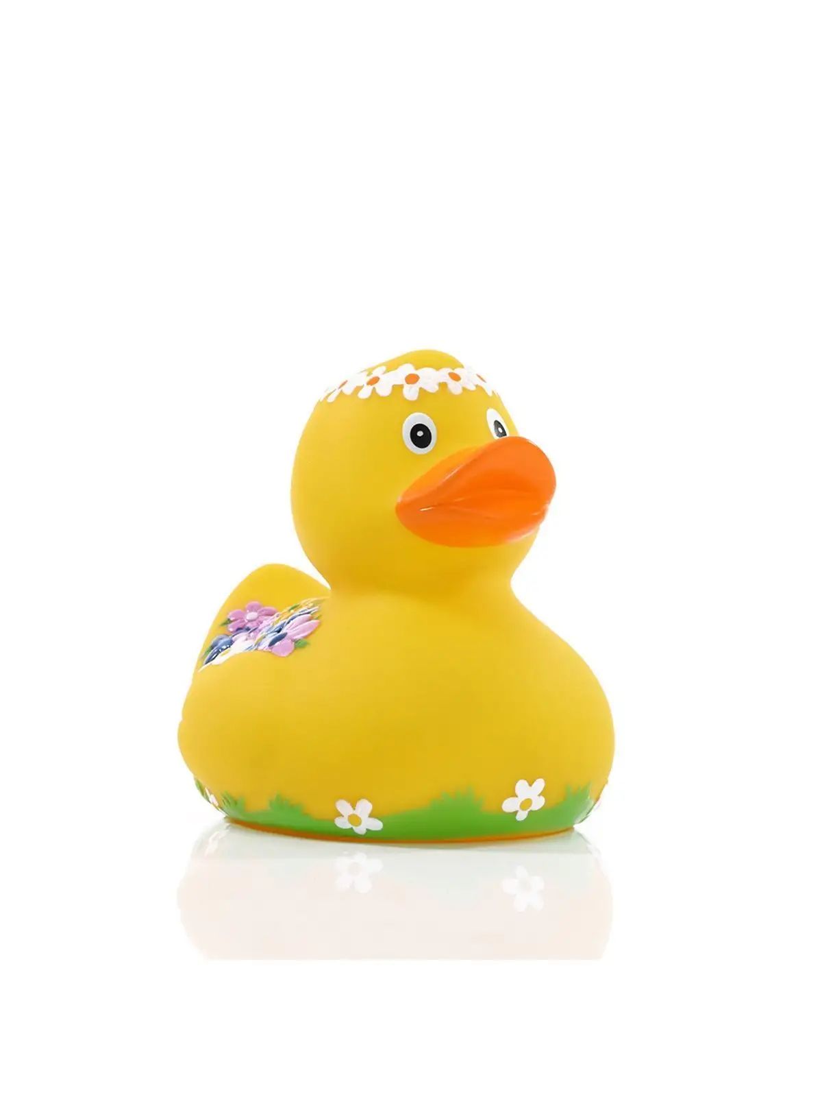 Squeaky duck, flower design - MBW