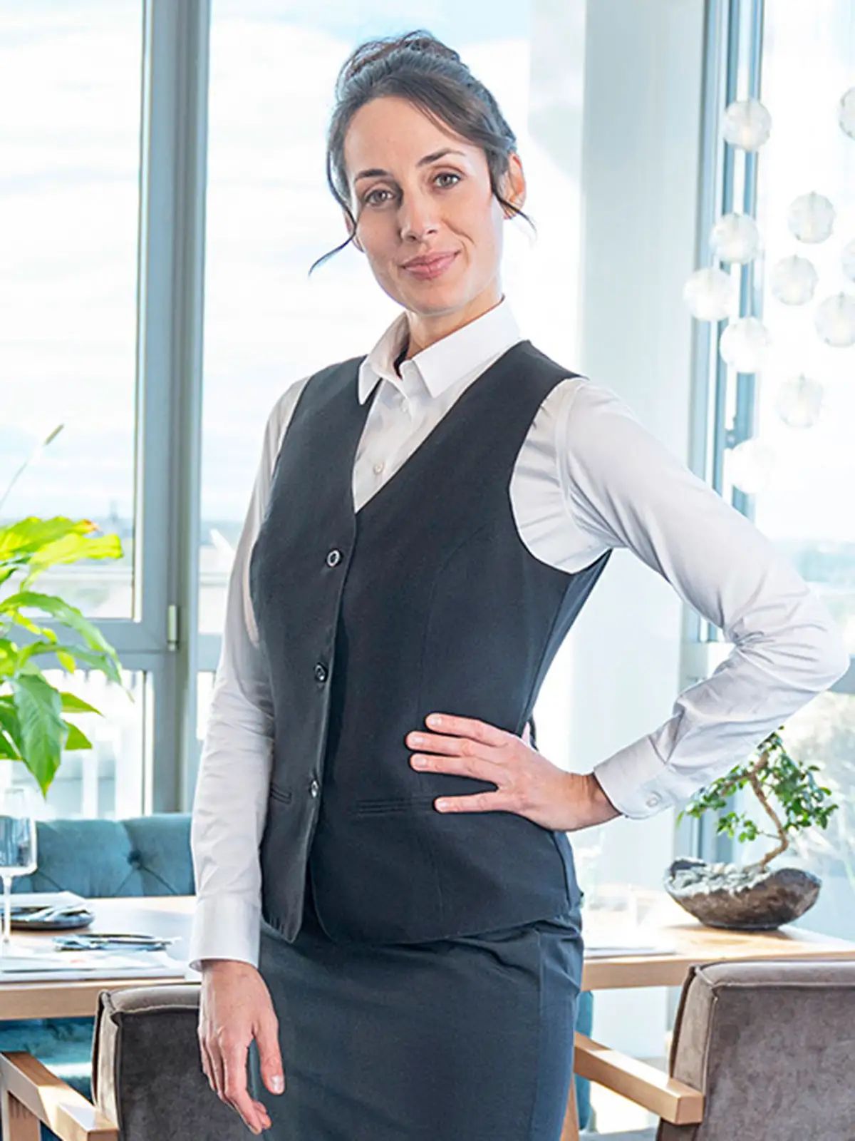 Ladies' Waistcoat Basic - Karlowsky