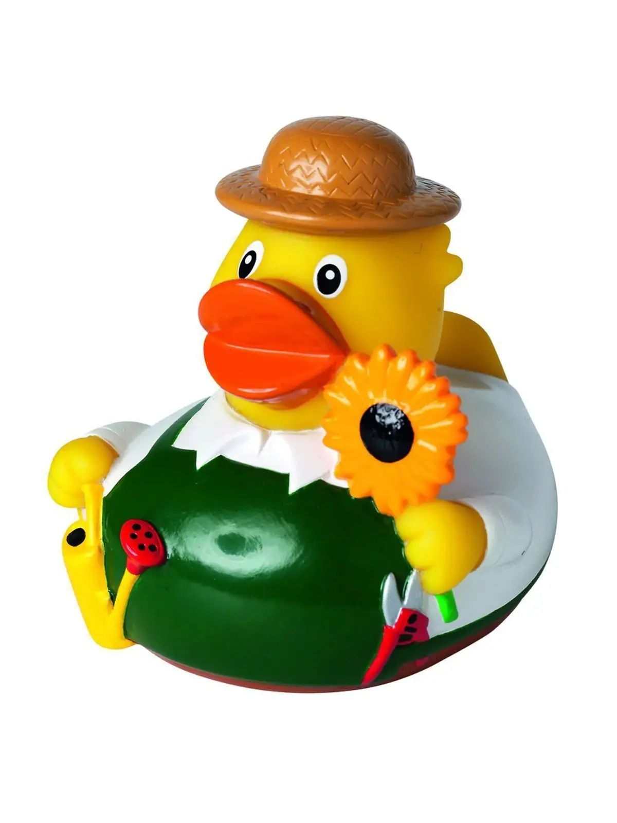 Squeaky duck, gardener - MBW