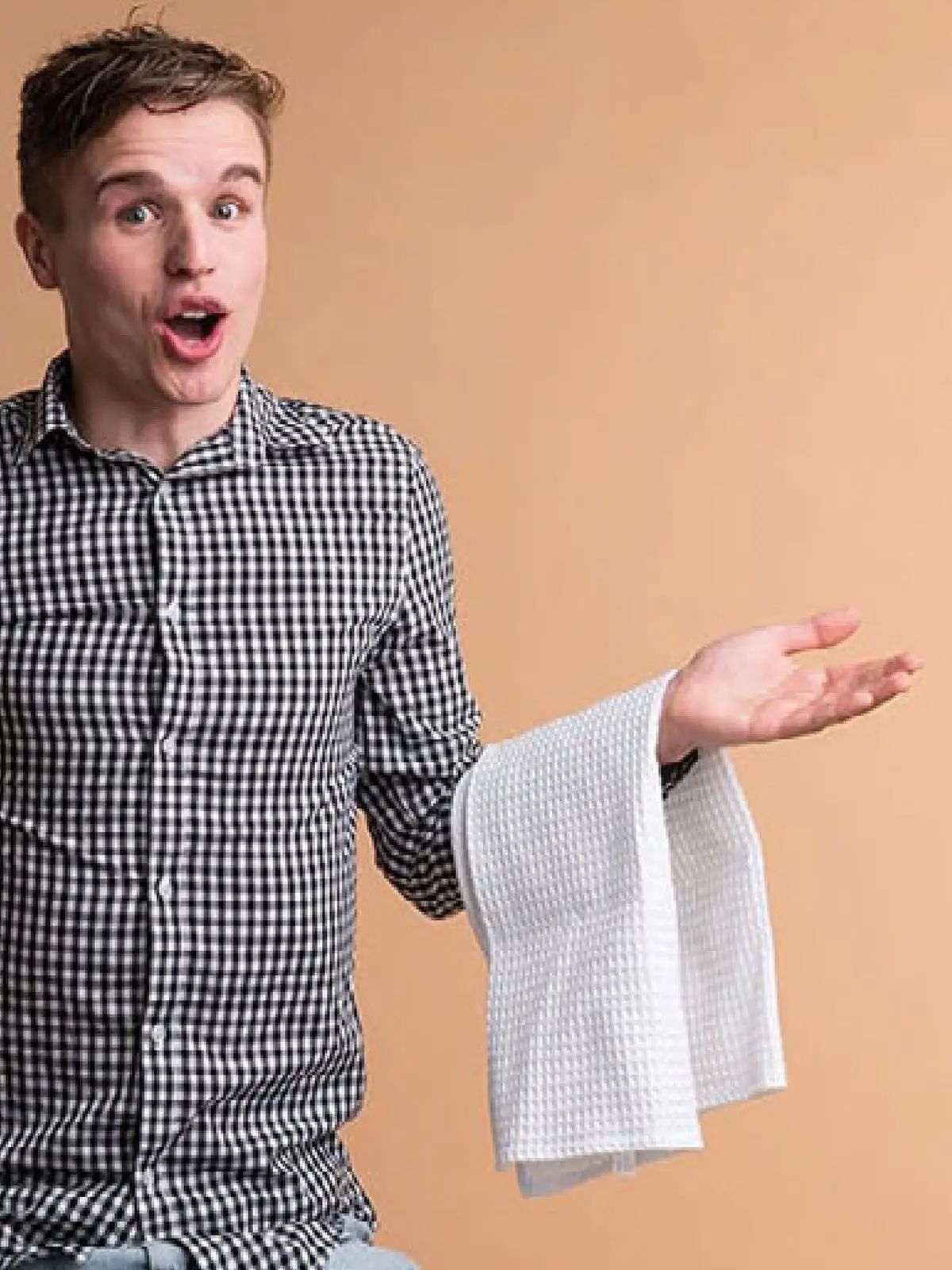 Strofinaccio da cucina in waffle 210g - Bear Dream