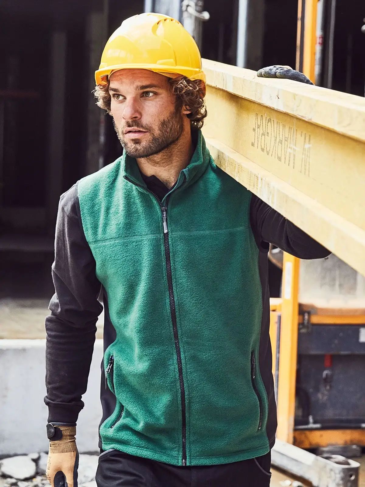 Men's Workwear Fleece Vest - Strong - Daiber