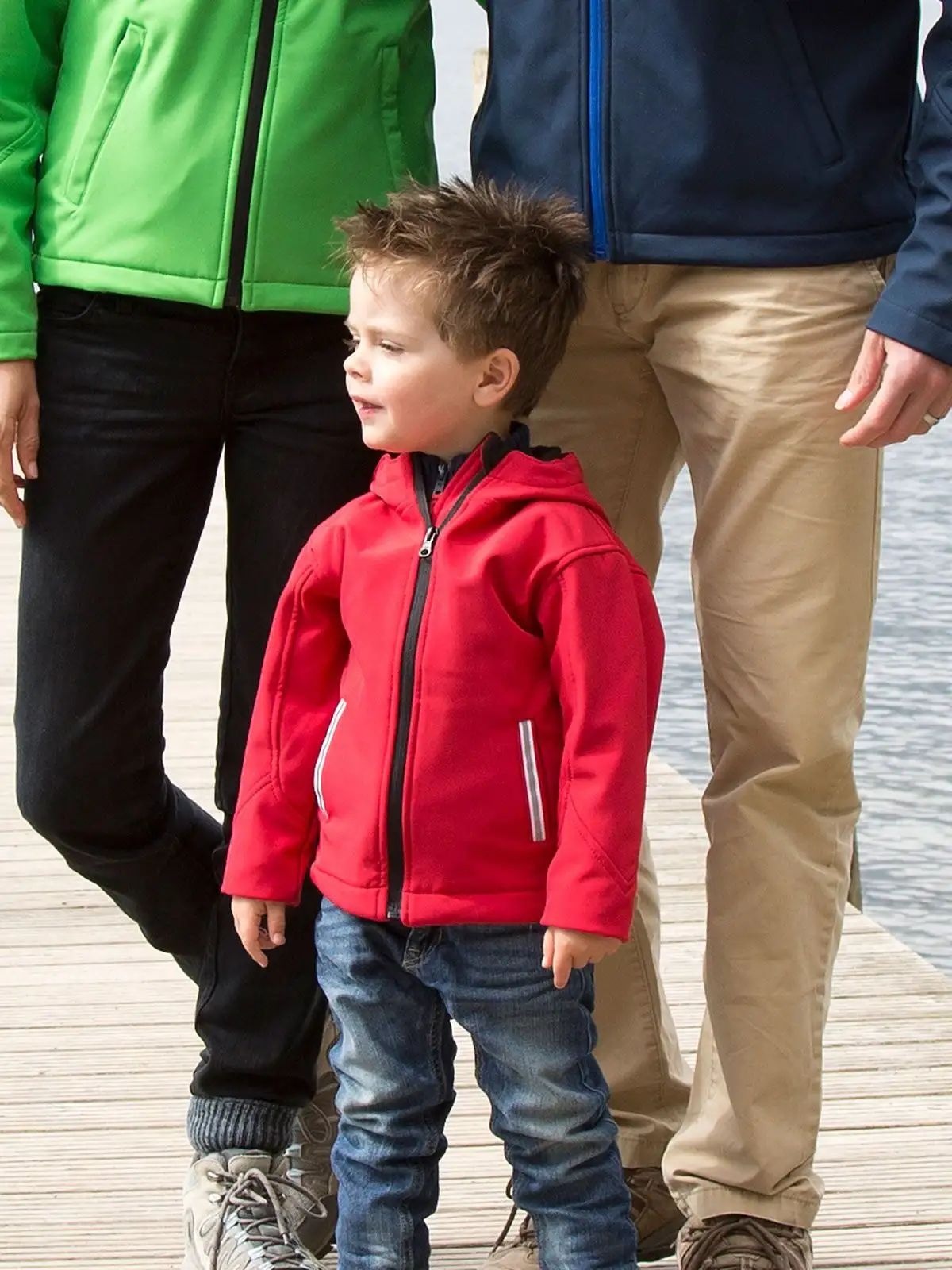 Junior Hooded Soft Shell Jacket - Result
