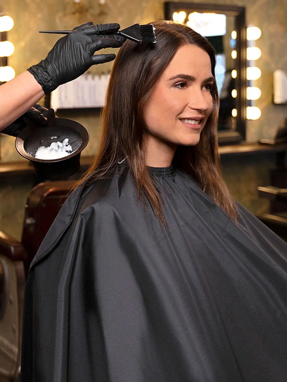 Salon Dye cape with hand grips - Karlowsky