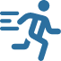 Person Running Fast Regular