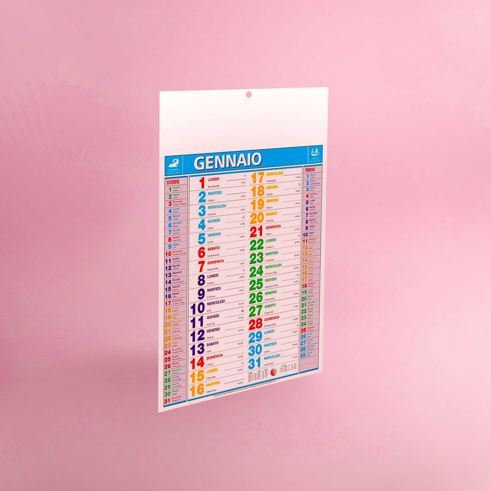 Mini Calendari Olandesi
